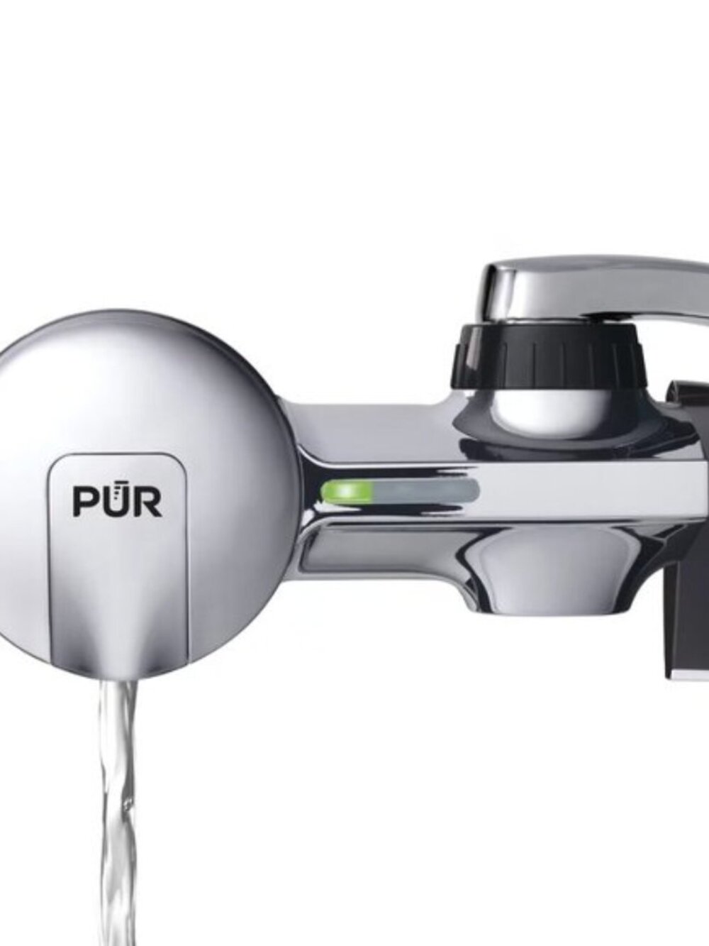 PUR PLUS Faucet Mount Water Filtration System, Chrome